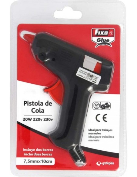 PISTOLA ENCOLADORA 20W 2 BARRAS DE COLA GRAFOPLAS