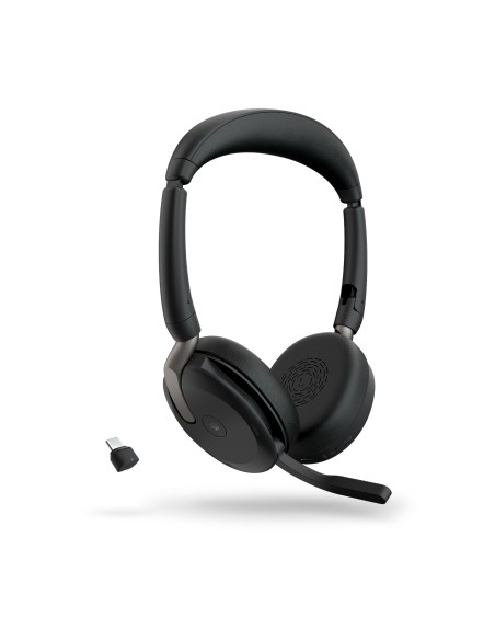 Evolve2 65 Flex Auriculares Inalámbrico y alámbrico Diadema Oficina/Centro de llamadas Bluetooth Negro