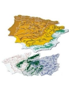 BOLSA 3 PLANTILLAS MAPA DE ESPANA 15X125CM