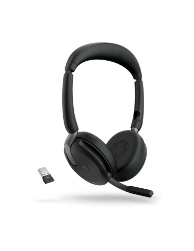 Evolve2 65 Flex Auriculares Inalámbrico y alámbrico Diadema Oficina/Centro de llamadas Bluetooth Negro