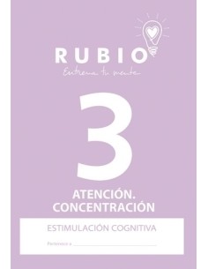 CUADERNO RUBIO A4 ESTIM.COGN.ATENCION 3 - Pack de 5 unidades