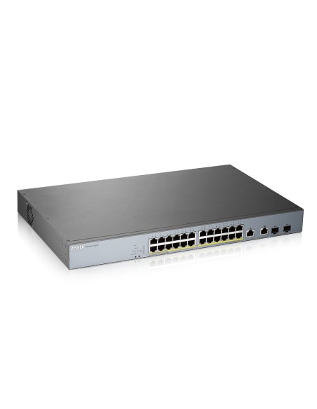 GS1350-26HP-EU0101F switch Gestionado L2 Gigabit Ethernet (10/100/1000) Energía sobre Ethernet (PoE) Gris
