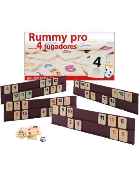 RUMMY PRO 4 JUGADORES LATA