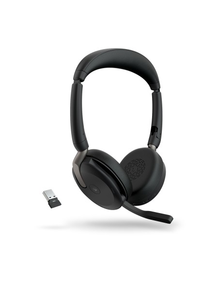 Evolve2 65 Flex Auriculares Inalámbrico y alámbrico Diadema Oficina/Centro de llamadas Bluetooth Negro