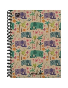CUADERNO FOR A4 100H 90G 5X5 UNI INDIA 222x297x16cm