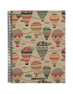 CUADERNO FOR A4 100H 90G 5X5 UNI CAPADOCIA 222x297x16cm