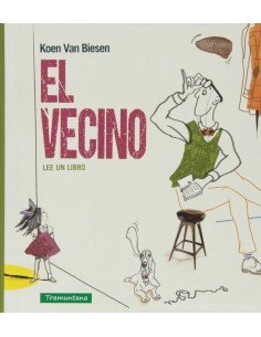 El vecino lee un libro