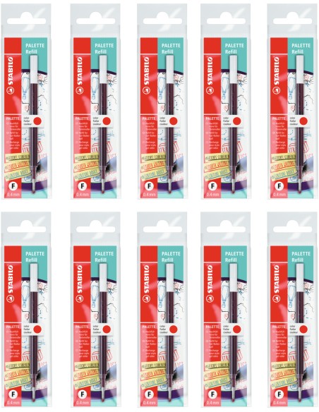 PALETTE Fino Rojo 10 pieza(s)