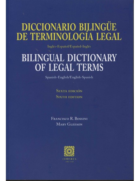 Diccionario Bilingue de terminologia legal
