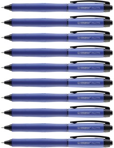 PALETTE Bolígrafo retráctil con clip 10 pieza(s)