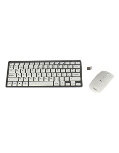 Levis Combo V2 teclado Ratón incluido RF inalámbrico Metálico, Blanco
