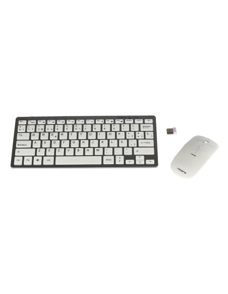 Levis Combo V2 teclado Ratón incluido RF inalámbrico Metálico, Blanco Levis Combo V2 teclado Ratón incluido RF inalámbrico Metálico, Blanco