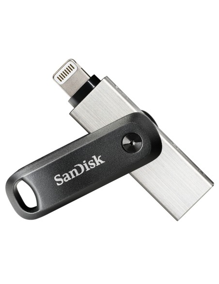 SDIX60N-128G-GN6NE unidad flash USB 128 GB 3.2 Gen 1 (3.1 Gen 1) Gris, Plata