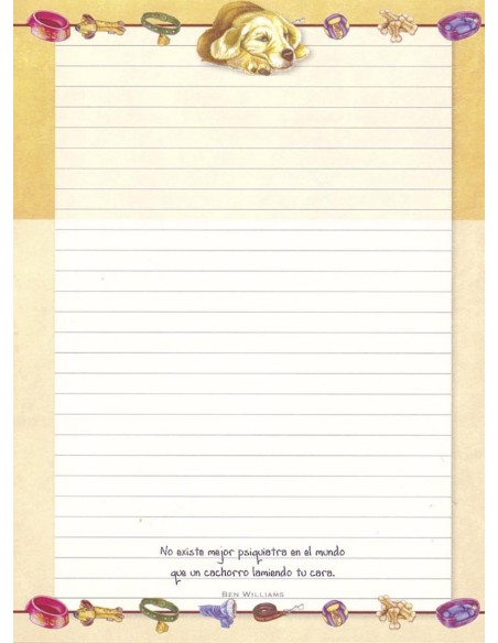 Yo perro block de notas