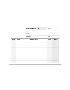 TALONARIO APLI ENTREGA 50H 1/8 AP TRIPLE CAST