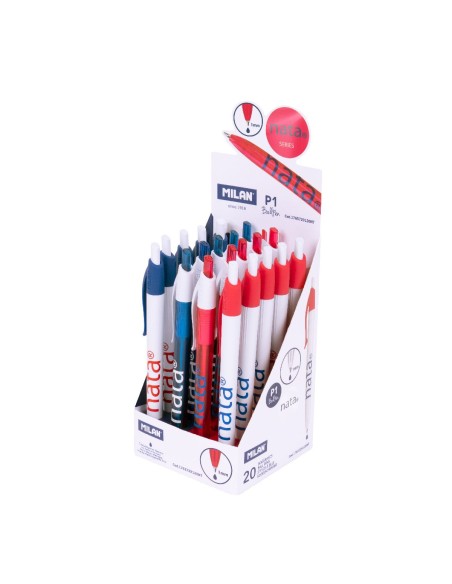 1765729120NT bolígrafo Azul Bolígrafo de punta retráctil con pulsador 20 pieza(s)