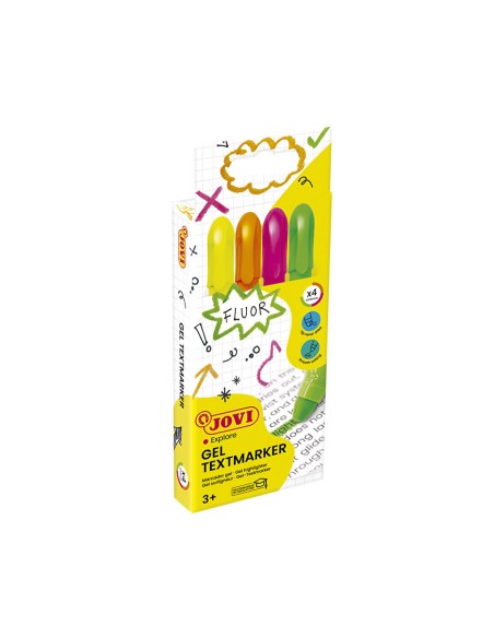 1810 marcador permanente Verde, Naranja, Rosa, Amarillo 4 pieza(s)