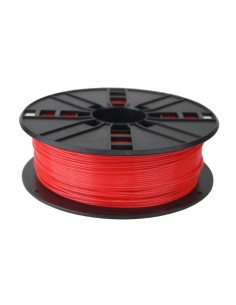 Filament, PLA Red, 1.75 mm, 200 g, GEMMA printer spool