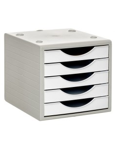 4005 BL cajonera para oficina Gris, Blanco
