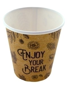 VASO CARTON PARED GRUESA 177cc PAQ. 50