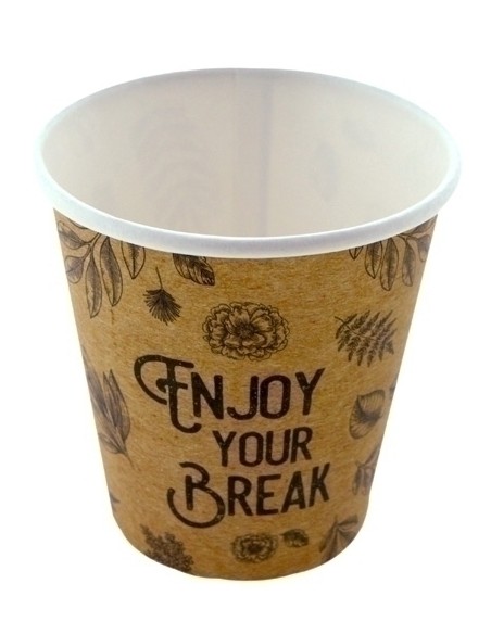 VASO CARTON PARED GRUESA 177cc PAQ. 50