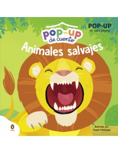 Animales salvajes Pop up de cuento
