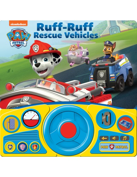 Steering Wheel Book PAW Patrol oRuff Ruff Rescue Vehicleso