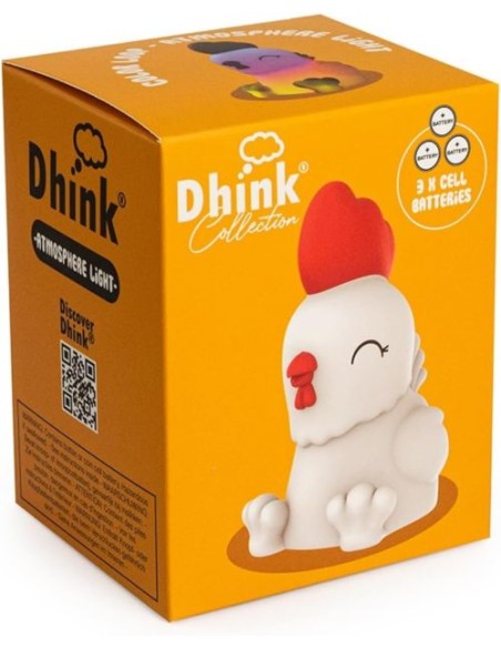 LUZ DE NOCHE MINI DHINK GALLINA PILAS LR44