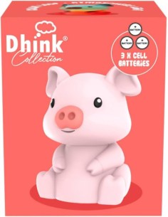 LUZ DE NOCHE MINI DHINK CERDO PILAS LR44