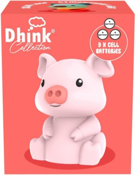 LUZ DE NOCHE MINI DHINK CERDO PILAS LR44