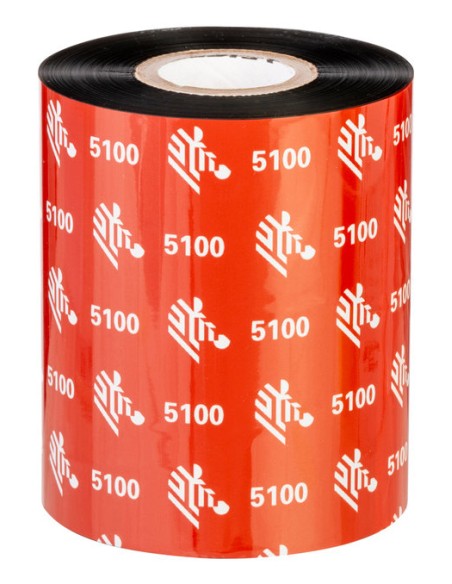 5100 Resin cinta térmica 450 m Negro