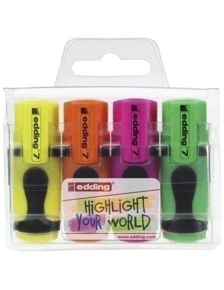 ROTUL.FLUOR EDDING 7 MINI ESTUCHE 4