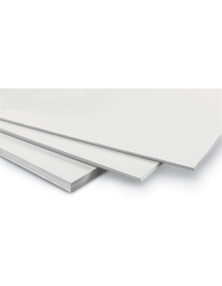 YOSAN CARTÓN PLUMA 5MM A4 BLANCO -CAJA 25U-