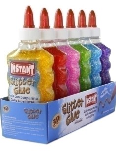 COLA GLITTER INSTANT 180ml - Pack de 6 unidades