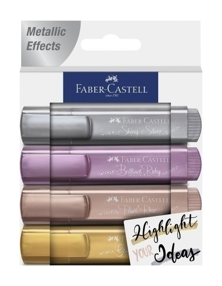 ROTUL.FLUOR FABER CASTELL 1546 MET.P/4