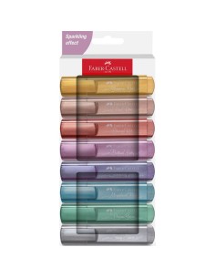 Textliner 46 Metallic marcador 8 pieza(s) Metálico, Multicolor