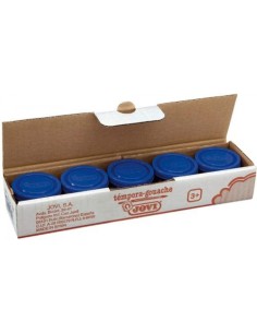 C 5 BOTES TEMPERA JOVI 35ML AZUL ULTRAMAR