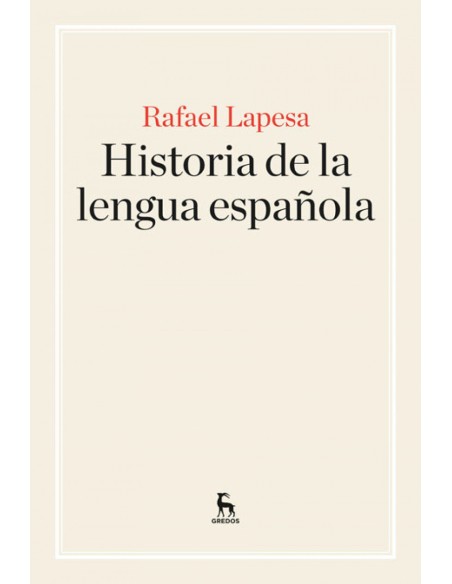 Historia de la lengua espanola