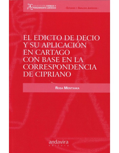 El Editio de Decio y su aplicacion en Cartago con base en la correspondencia de Cipriano