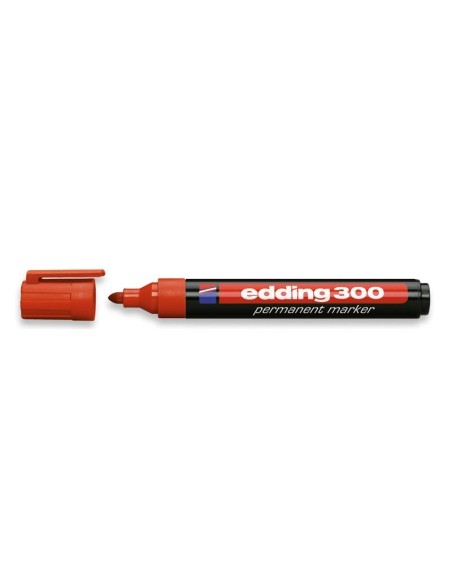 300 marcador permanente Rojo 10 pieza(s)