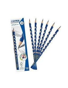 C 12 lapiz de grafito lyra groove slim hb triangular y ergonomico