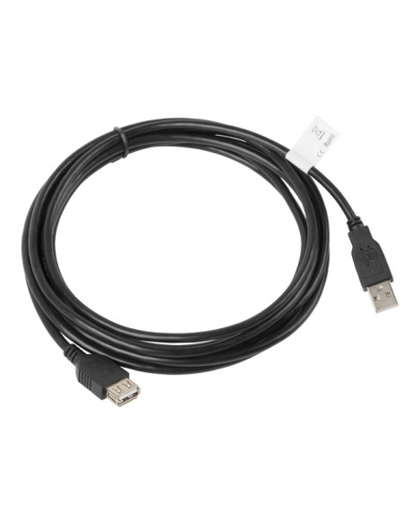 CA-USBE-10CC-0030-BK cable USB USB 2.0 3 m USB A Negro