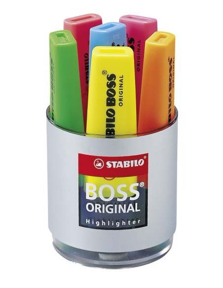 BOSS Original marcador 1 pieza(s) Punta de cincel Amarillo