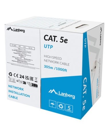 LCU5-15CC-0305-S cable de red Gris 305 m Cat.5/Cat.5e U/UTP (UTP)