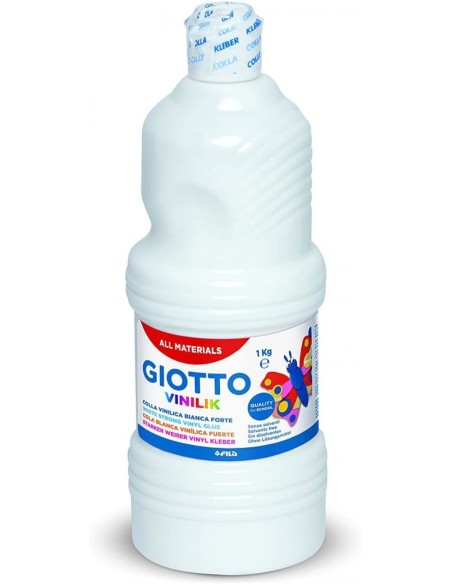 BOTELLA PEGAMENTO COLA BLANCA GIOTTO VINILIK 1 KG