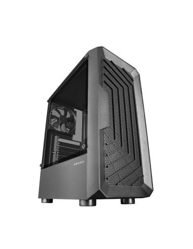 MC-2000, Caja Semitorre ATX, Ventana Lateral Completa, Diseño Frontal Mesh, 1x Ventilador Ultra-silencioso FDB 120mm, Diseño de 