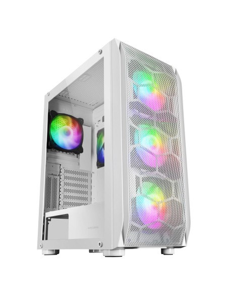 MC-KX, Torre Gaming Premium E-ATX, Sistema CPU Freezer, 5 Ventiladores ARGB Ultra-silenciosos, Controladora ARGB y Mando RF, Fro