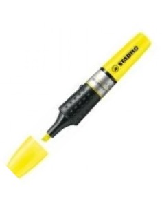 C 5 MARCADORES FLUORESCENTES STABILO LUMINATOR AMARILLO