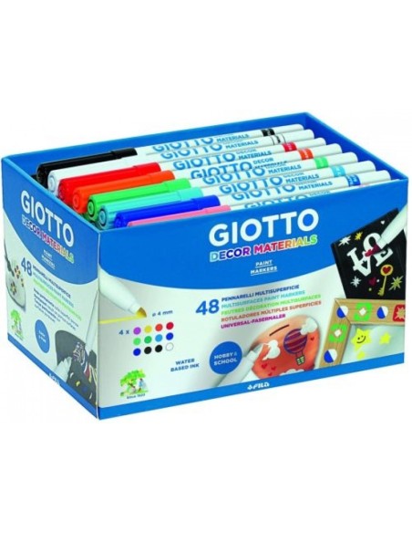 Pack 48 rotuladores giotto decor materials