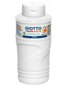BOTE PINTURA DEDOS GIOTTO 750ML BLANCO